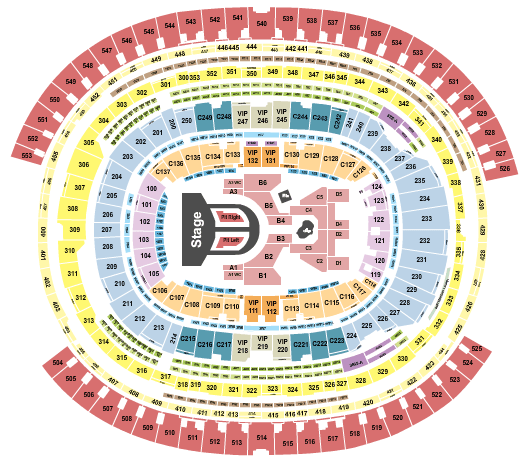 SoFi Stadium Karol G Seating Chart