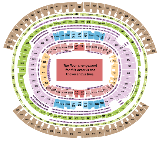 SoFi Stadium Karol G Seating Chart